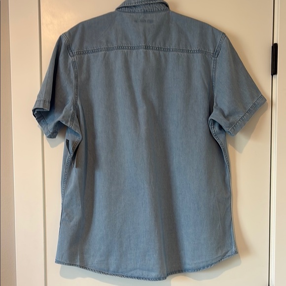 NWT INC International Concepts Light Blue Denim Shirt - XL - Picture 6 of 6